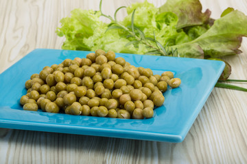 Marinated peas