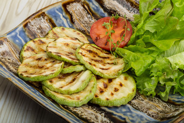 Grilled zucchini