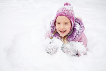 Child in winter