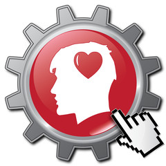 HEART HEAD ICON