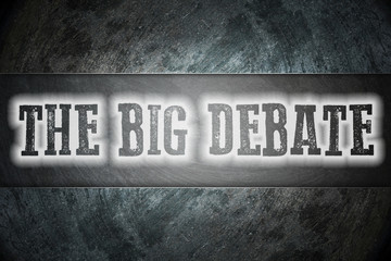 The Big Debate Concept