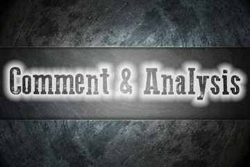 Comment And Analysis Concept