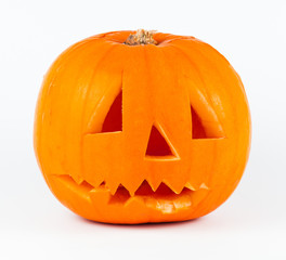 Halloween pumpkin isolated on white background