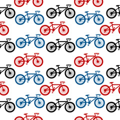 Bike seamless pattern