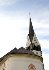 Kirche in Abtei/Badia - Gadertal - Dolomiten - Alpen