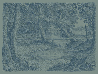 Village illustration