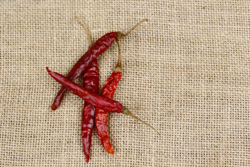 red hot chili pepper isolated on a white background 