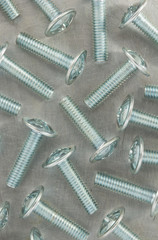 bolts tool at metal background