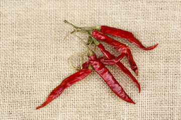 red hot chili pepper isolated on a white background 