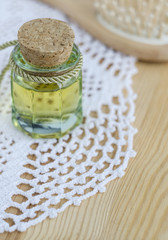 Small bottle of oil