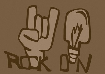 Rock on vintage