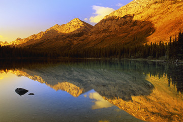 A Scenic Mountain Lake