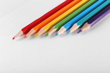 Fototapeta premium Color pencils isolated on white