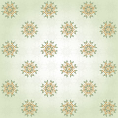 Seamless background with floral pattern