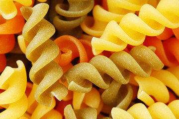 Colorful pasta background