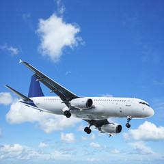 Jet in a sky