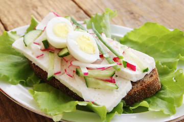 sandwich with cheese