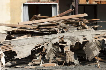 家屋の解体工事