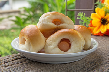 sausage in the bread