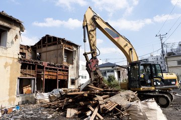 家屋の解体工事