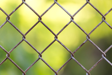 background of metal fence
