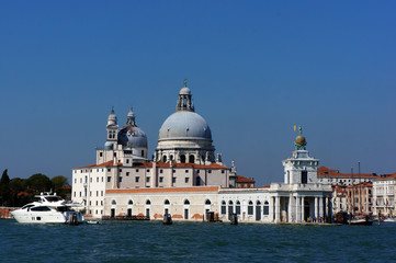 Fototapeta na wymiar View of Venice from the Grand Canal