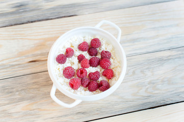raspberry and cottage cheese