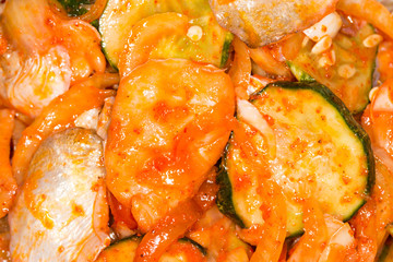 recipe of fish with pepper to Korean