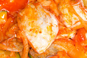 recipe of fish with pepper to Korean