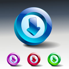 Arrow sign icon Simple internet button