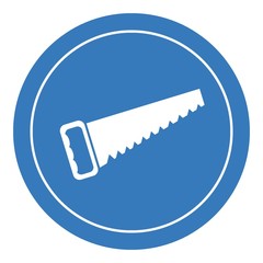 Scie à dents dans un panneau