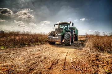 Deurstickers traktor © Superingo