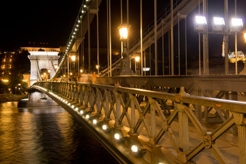 Obraz premium Chain Bridge in Budapest
