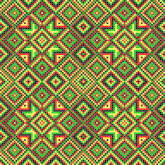 Embroidery. Ukrainian national ornament