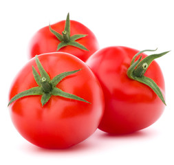 Tomato vegetable isolated on white background cutout