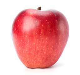 red apple isolated on white background