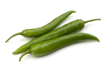Chili pepper isolated on white background