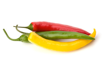 Chili pepper isolated on white background