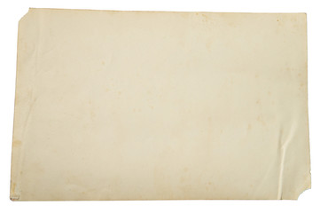 old paper texture on white