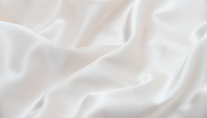 white satin fabric as background