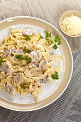 Pasta with mushroom