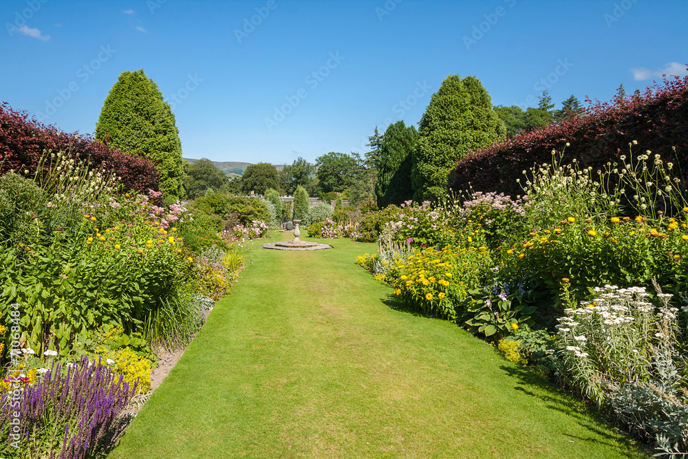 Canvas Prints beautiful landscaped summer garden