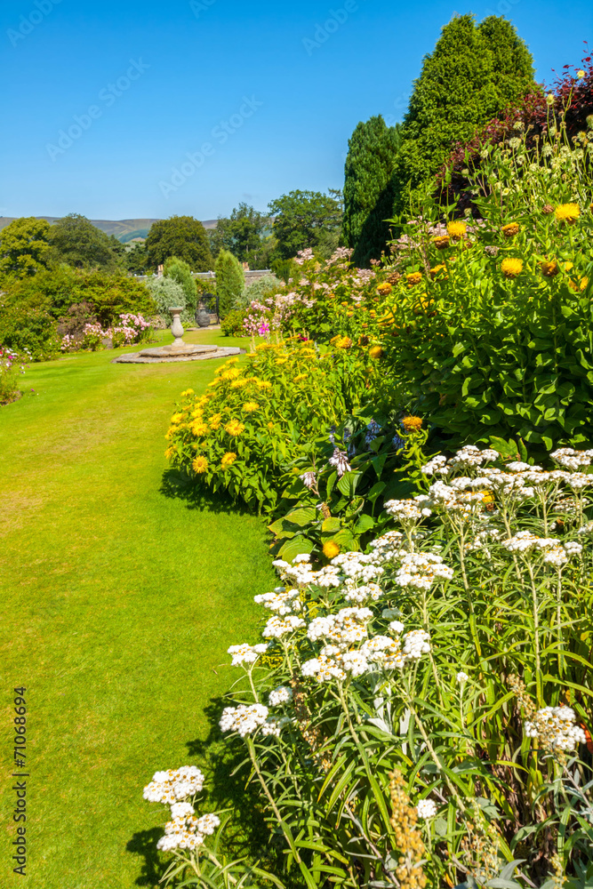 Canvas Prints beautiful landscaped summer garden