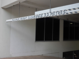 Vehicle Height Clearance Notice