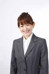 笑顔の女性