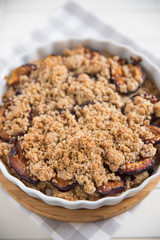 Pflaumen Crumble