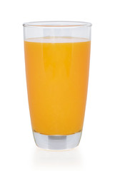 Orange juice. Isolated on white background