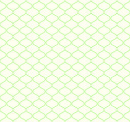 Green Retro Net Seamless Pattern on Pastel Background