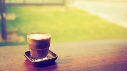 cupcake on vintage color