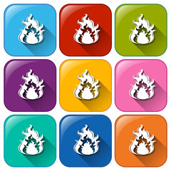 Flame icons